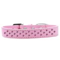 Unconditional Love Sprinkles Bright Pink Crystals Dog CollarLight Pink Size 14 UN851373